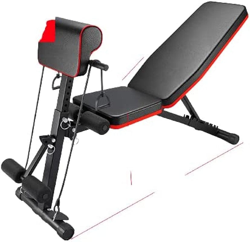 NC Dumbbell Bench Sit-Ups Fitness Equipment Home Multifunctional Auxiliary Device Supine Board Fitness Chair Bird Bench Press