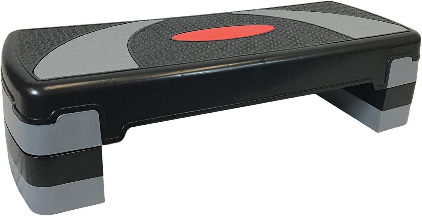 NEXPRO Aerobic Stepper Exercise Adjust 4"-6"-8" Cardio Step Fitness Health W/Risers