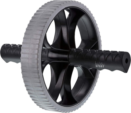 Nicole Miller Ab Roller Wheel Workout, Abs of Steel Fitness Exercise Roller Workout Equipment for Ultimate Ab Stimulator Abdominal Exercise