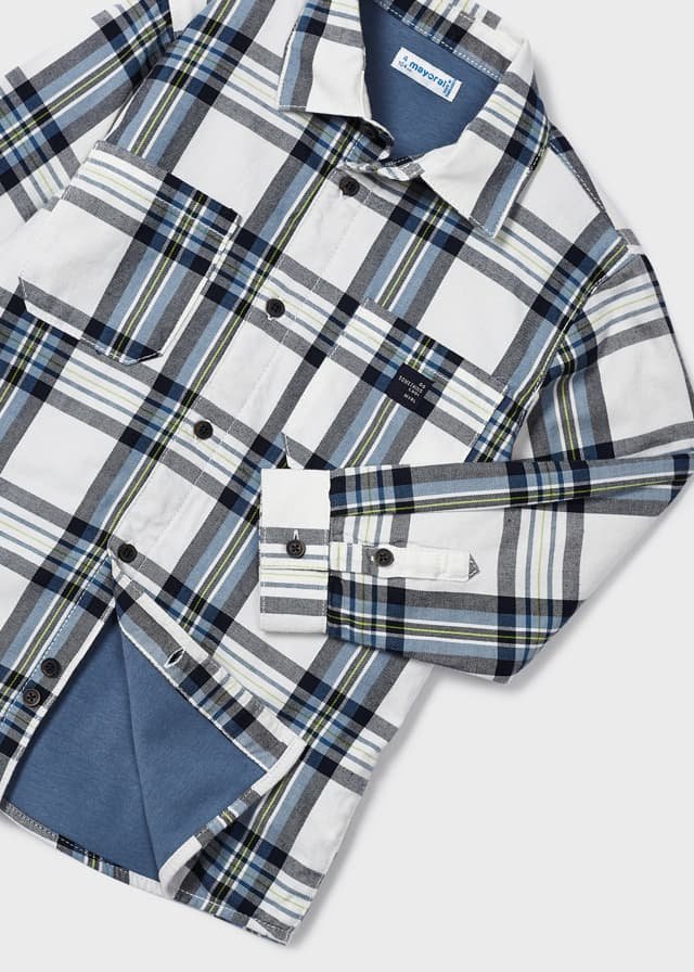 Plaid Lined Overshirt