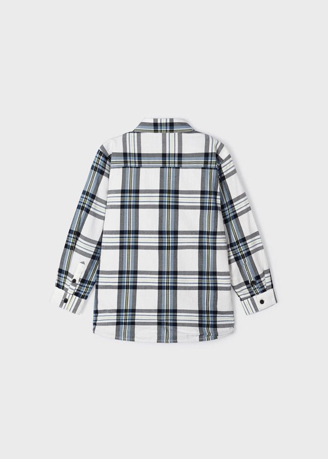 Plaid Lined Overshirt