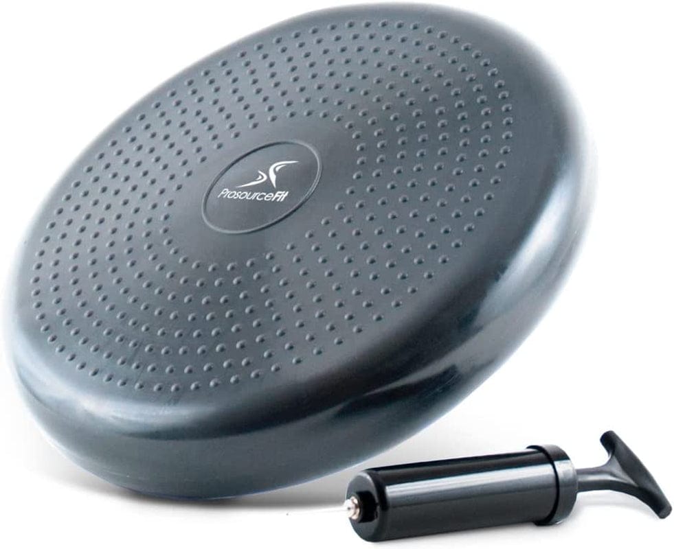 Prosourcefit Core Balance Disc Trainer, 14” Diameter with Pump for Improving Posture, Fitness, Stability