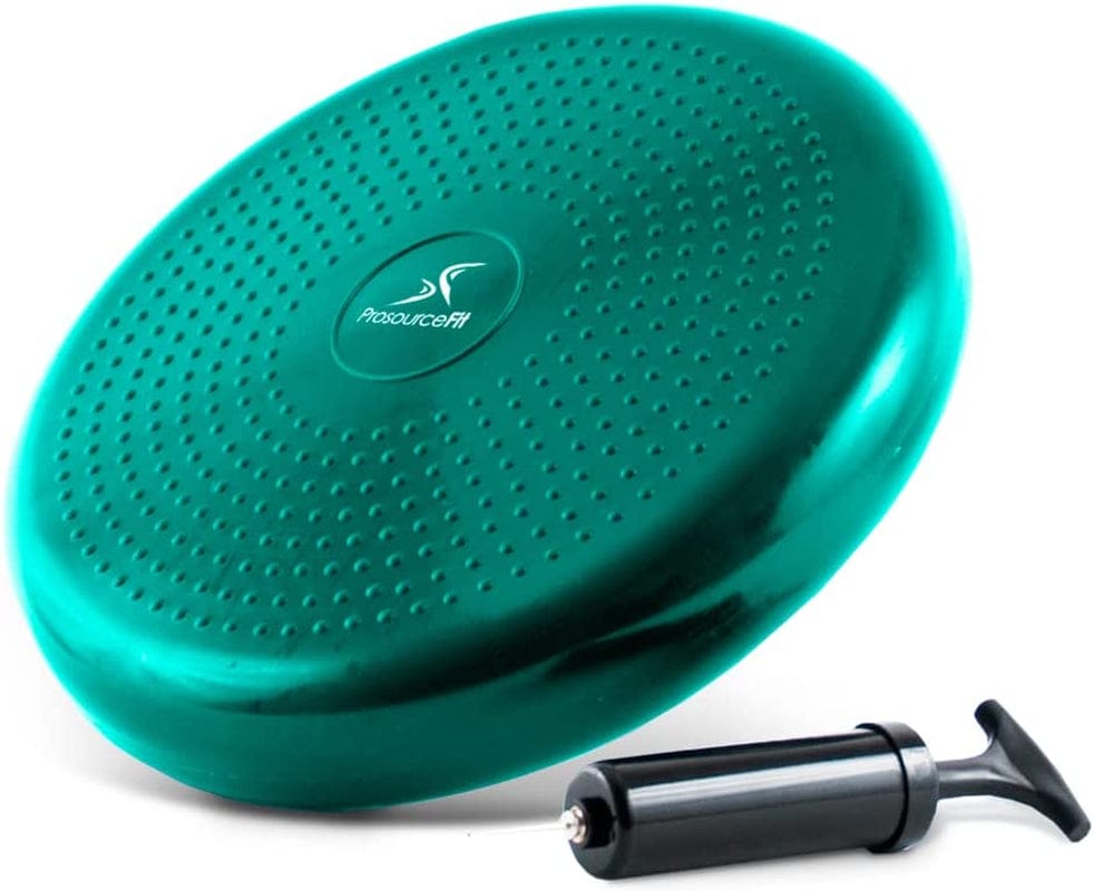 Prosourcefit Core Balance Disc Trainer, 14” Diameter with Pump for Improving Posture, Fitness, Stability