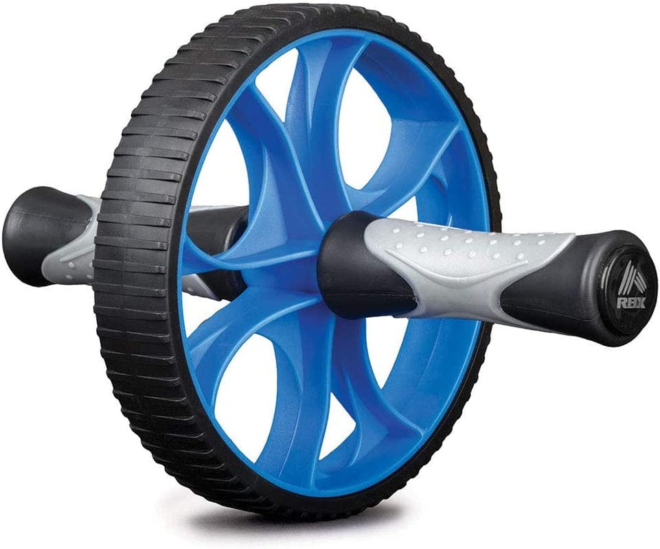 RBX Travel Ab Roller Wheel with Dual Wheels for Core Fitness and Strengthening