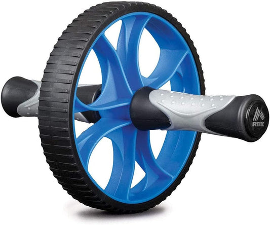 RBX Travel Ab Roller Wheel with Dual Wheels for Core Fitness and Strengthening