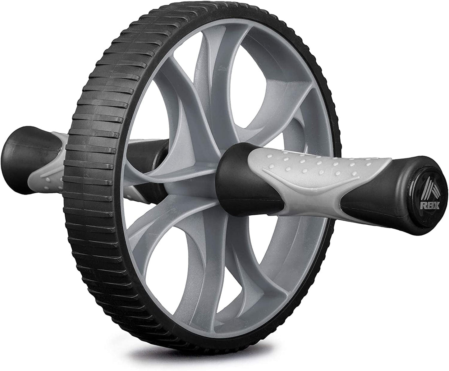 RBX Travel Ab Roller Wheel with Dual Wheels for Core Fitness and Strengthening