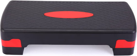 Sardoxx 27'' Fitness Adjustable Workout Aerobic Stepper Adjust 4"- 6" Exercise Step Platform Trainer Stepper