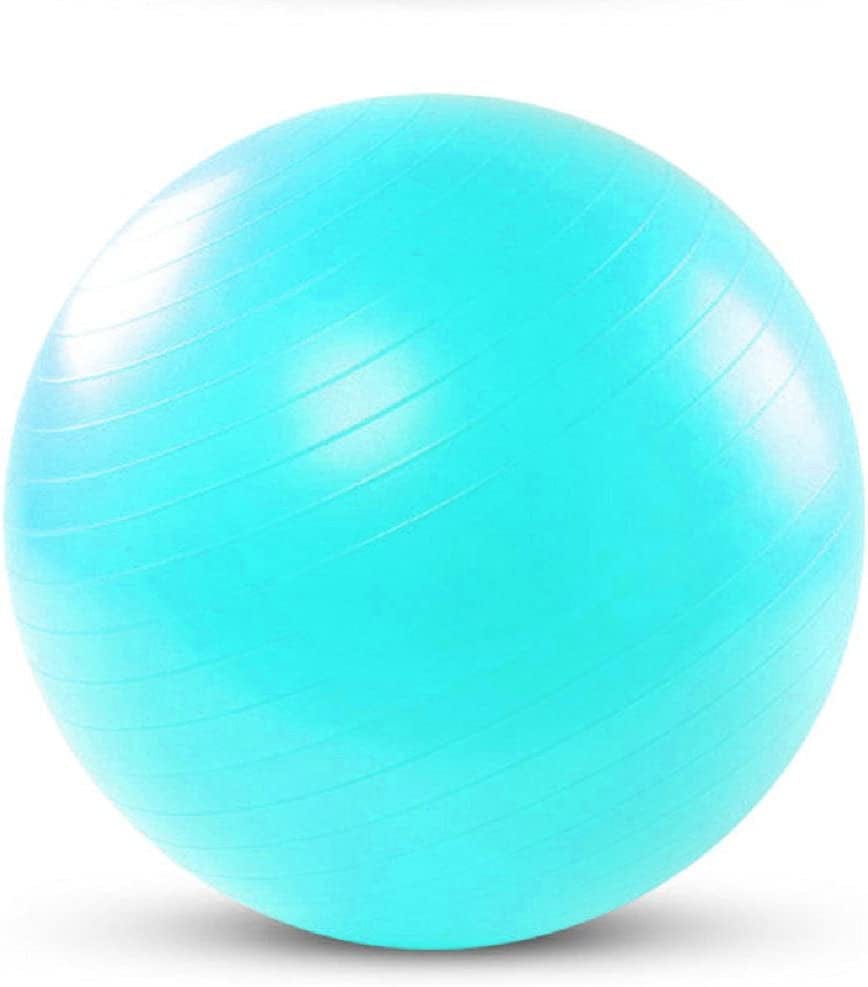 Silfrae 55/65/75Cm Yoga Ball Exercise Ball Anti-Slip & Anti-Burst Pilate Balance Ball with Pump for Fitness Home and Office