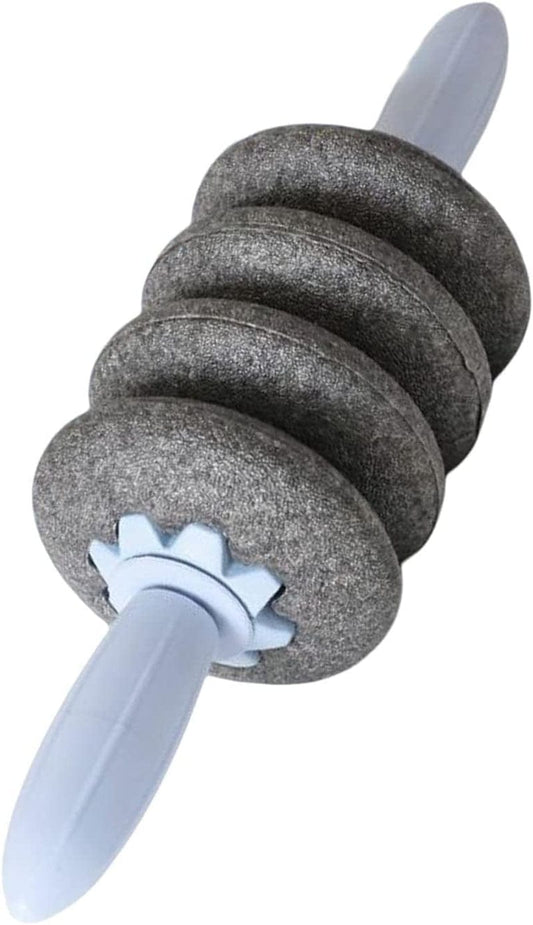 Simhoa Roller Wheel Abdomen Stretching Ab Exercise Training Non Slip Trainer Muscle for Workout Open Back Equipment