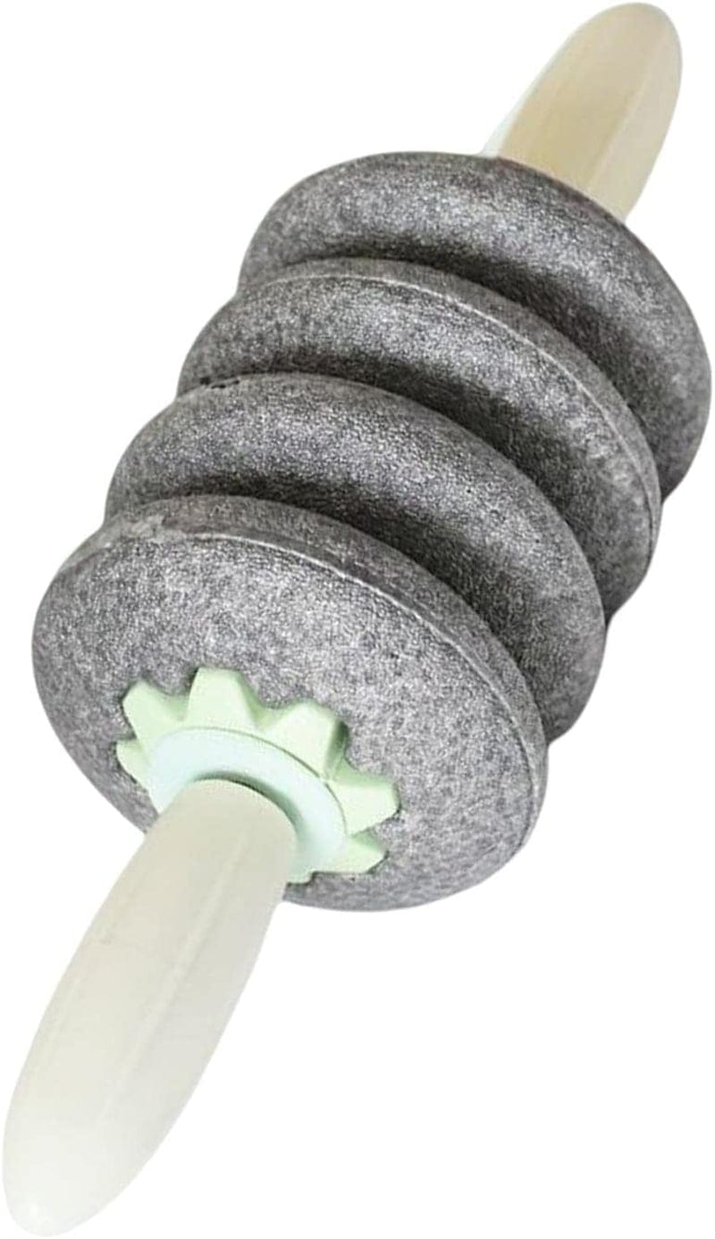 Simhoa Roller Wheel Abdomen Stretching Ab Exercise Training Non Slip Trainer Muscle for Workout Open Back Equipment