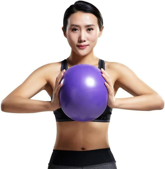 Sosoport 3Pcs Rehabilitation Durable Training Pilates Yoga Cm, Mini Inflatable Office Abdominal Shoulder Workouts Strengthening Ab Balance Physical Gym Purple Pilates, Strength