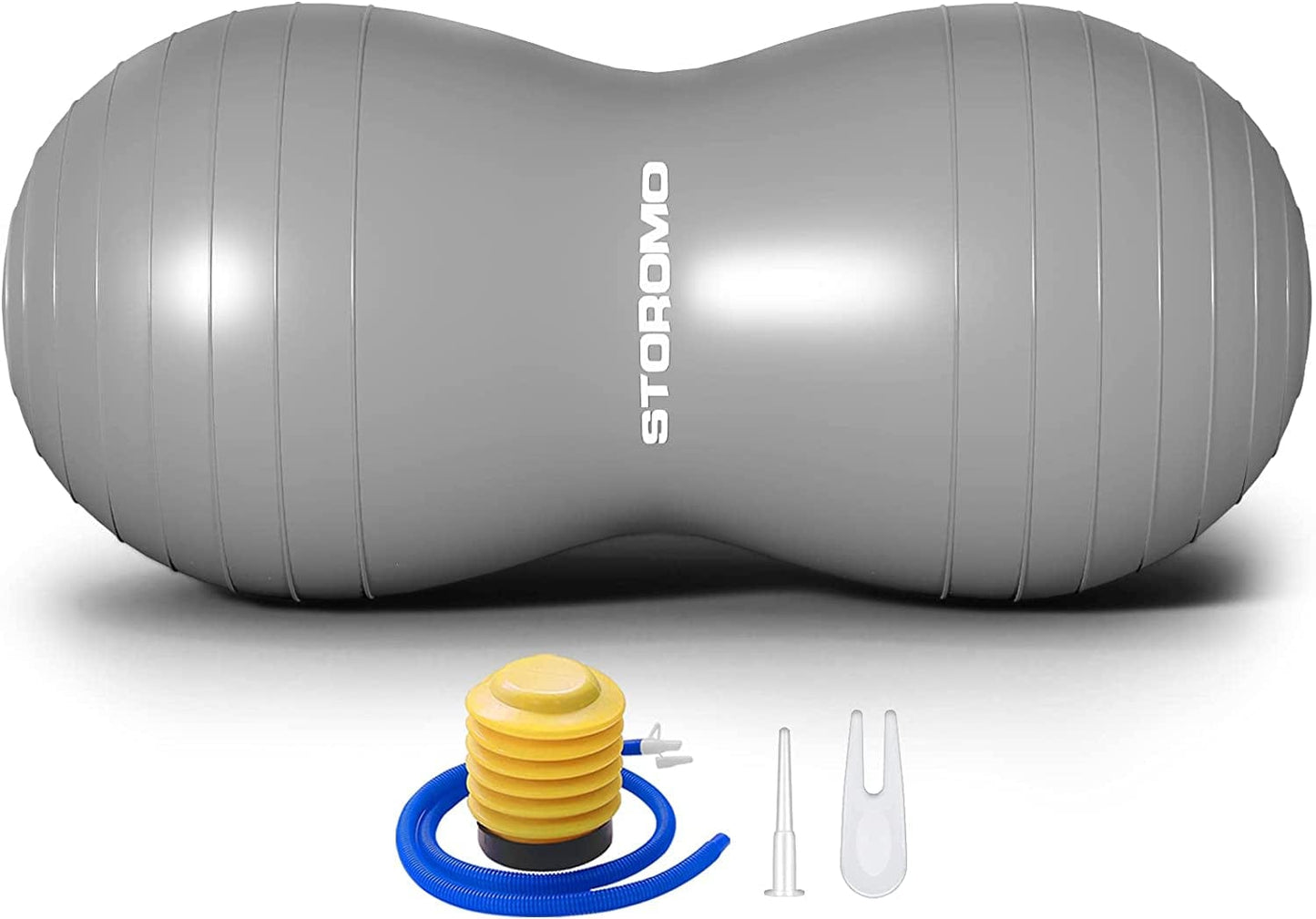 STOROMO Peanut Ball,Peanut Exercise Ball,Yoga Ball,Pregnancy Ball,Peanut Stability Ball,For Kids Therapy,Labor Birthing,Core Strength Training(Include Pump)