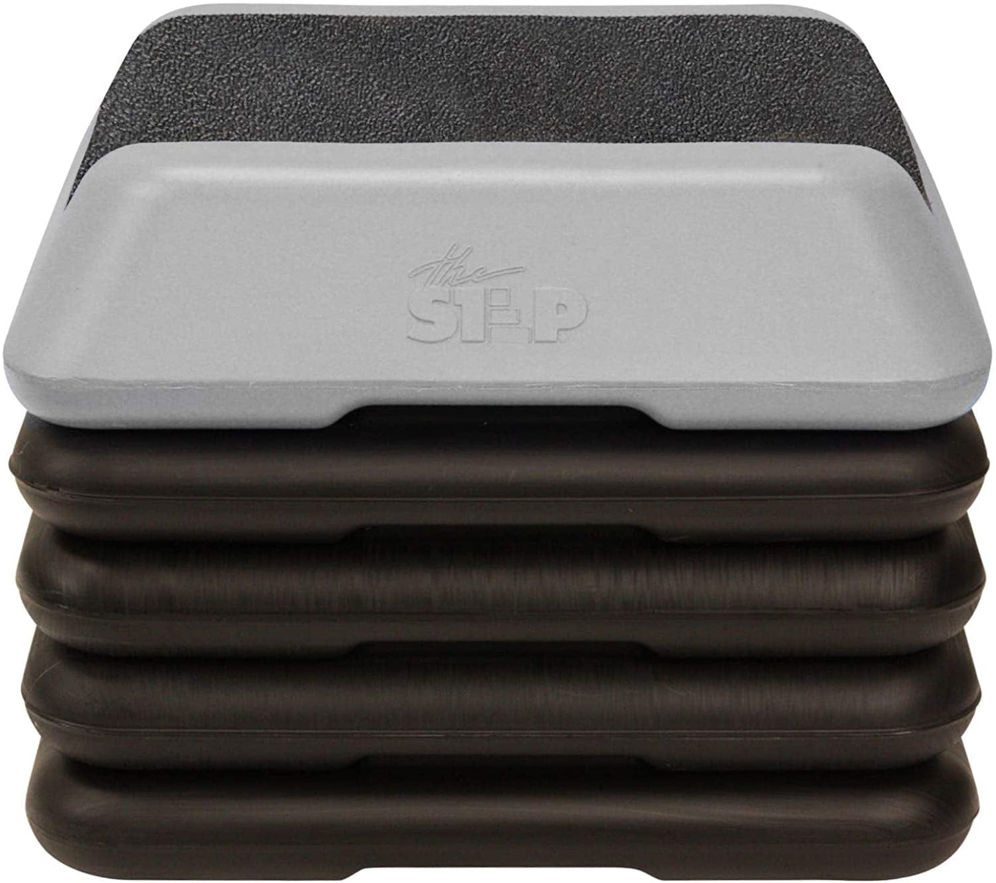 The Step (Made in USA) High Step Aerobic Platform and 4 Black Risers