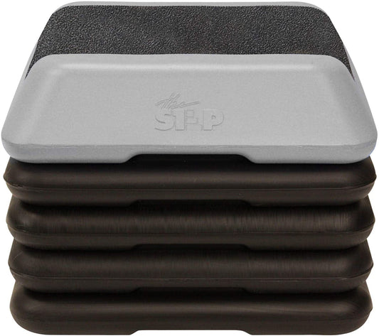The Step (Made in USA) High Step Aerobic Platform and 4 Black Risers