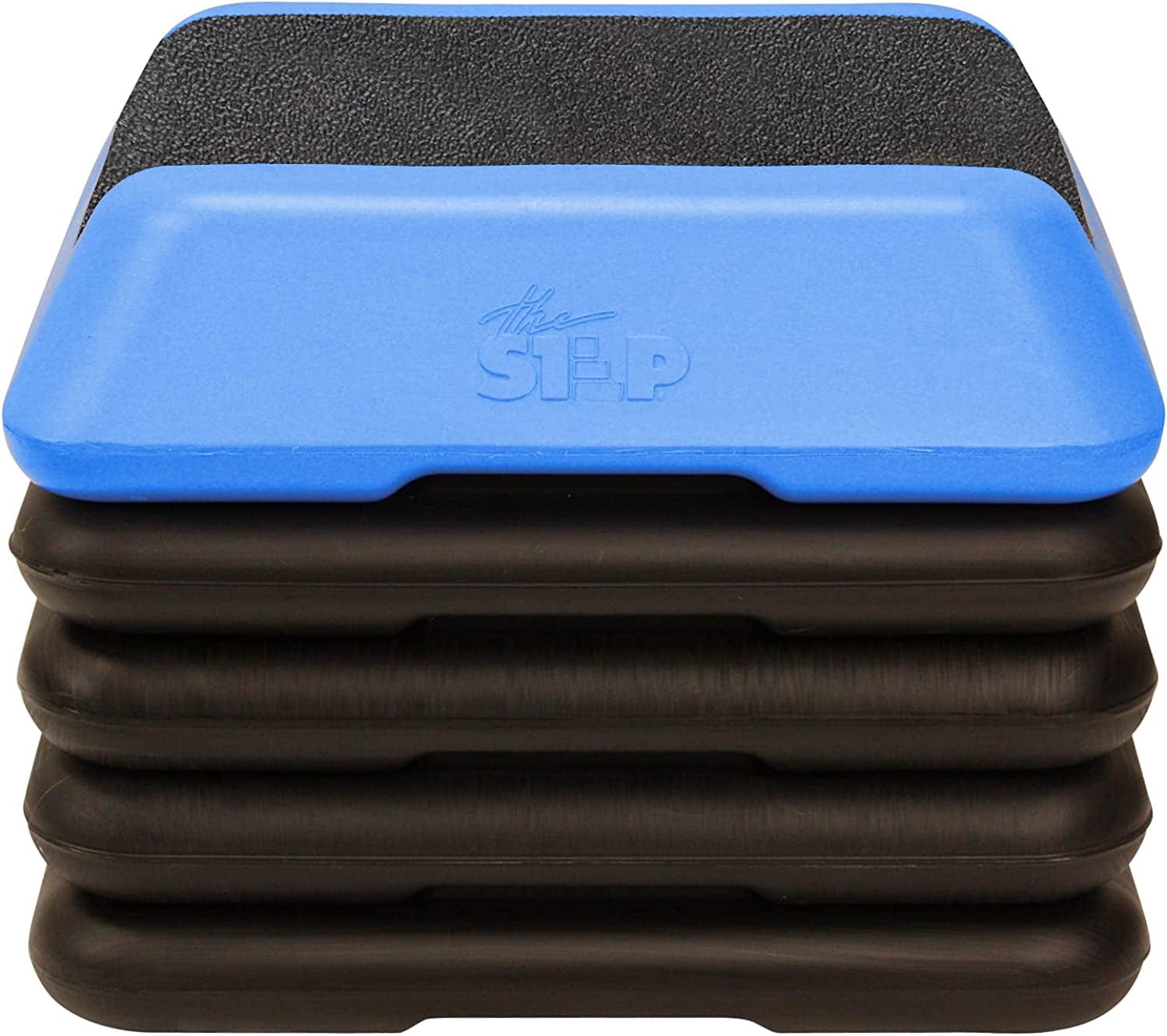 The Step (Made in USA) High Step Aerobic Platform and 4 Black Risers