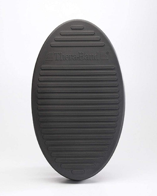 THERABAND Stability Trainer Pad, Advanced Level Black Extra-Soft Inflatable Pad, Balance Trainer & Wobble Cushion for Balance & Core Strengthening, Rehabilitation, & Physical Therapy, round Sport Balance Trainer