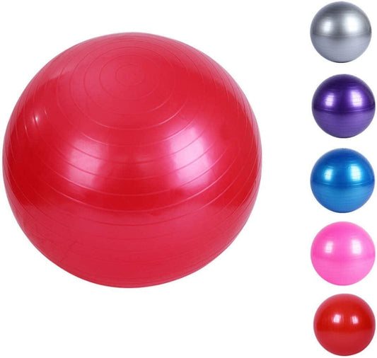Thickening Total Body Balance Ball Kit - Includes Anti-Burst Stability Exercise Yoga Ball, Workout Program