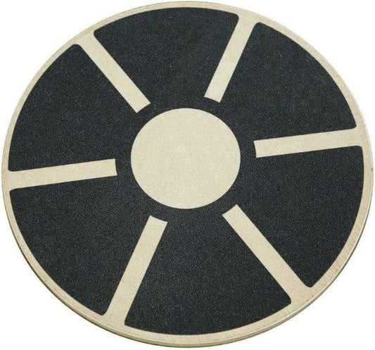 Trademark Innovations Balance Trainer Wood Wobble Balance Board, 15.5"