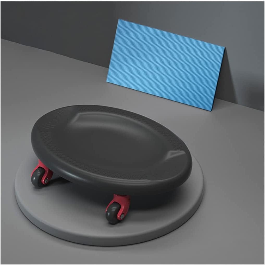 TRB Ab Roller Wheel for Men and Women, Ab Machine Exercise Equipment Ab Wheel Roller with Knee Mat, Home Workout Equipment Sliding Disc Fitness Mute Gym Equipment for Adults (Color : Pink)