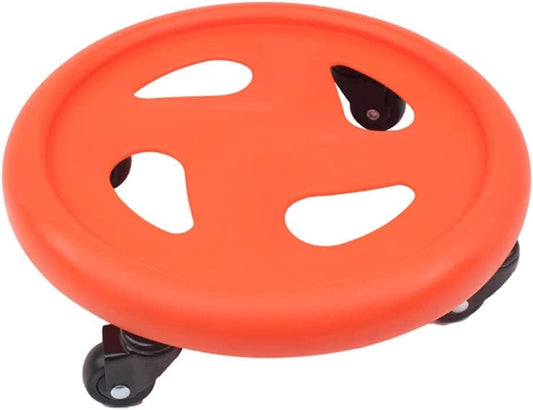 TRB Ab Wheel Roller Ab Machines Home Exercise Equipment for Men and Women, Ab Roller Evolution for Home, Fitness Equipment Sliding Disc Mute Gym Equipment for Adults (Color : Orange)