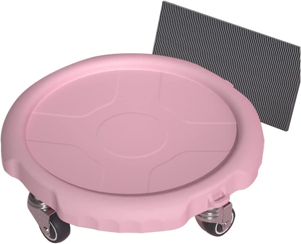 TRB Ab Wheel Roller with Knee Mat, Exercise Equipment Ab Roller Side Shaper Ab Machine for Home, Infinity Hoop Workout Sliding Disc Fitness Mute Gym Equipment for Adults (Color : Black)