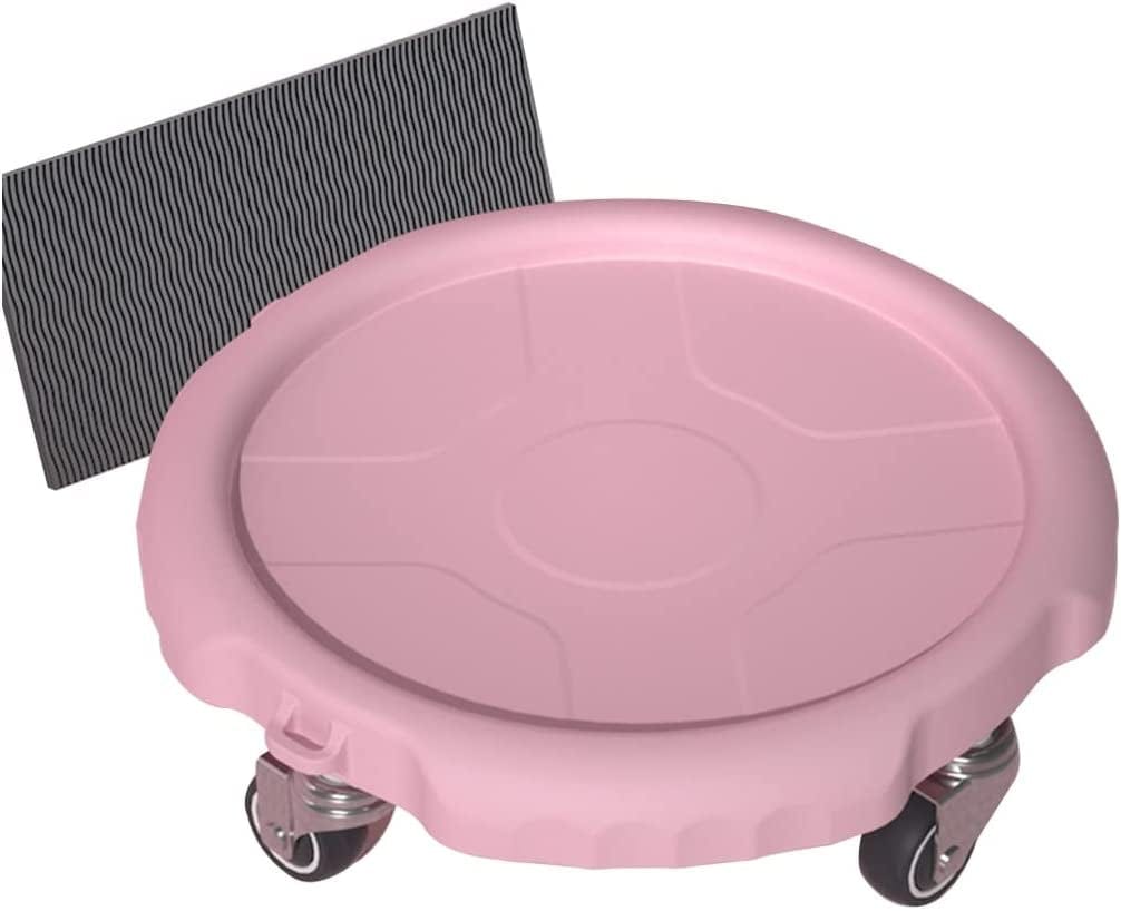 TRB Exercise Equipment Ab Roller Side Shaper Ab Machine for Home, Ab Wheel Roller with Knee Mat, Infinity Hoop Workout Sliding Disc Fitness Mute Gym Equipment for Adults (Color : Black)