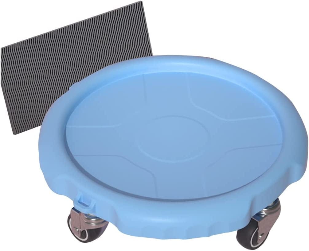 TRB Exercise Equipment Ab Roller Side Shaper Ab Machine for Home, Ab Wheel Roller with Knee Mat, Infinity Hoop Workout Sliding Disc Fitness Mute Gym Equipment for Adults (Color : Black)