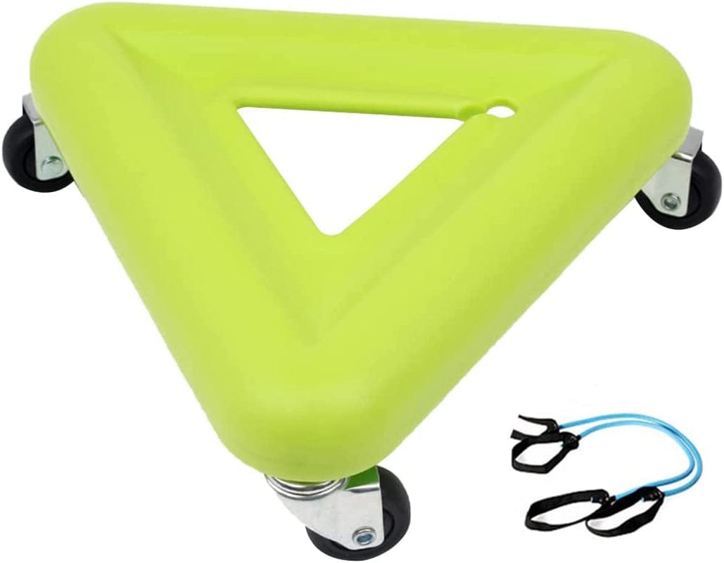 TRB Triangle Ab Wheel Roller with Knee Mat, Ab Roller Wheel Home Exercise Equipment for Men and Women, Ab Machines Infinity Hoop Workout Fitness Mute Gym Equipment for Adults (Color : 1 Pcs)