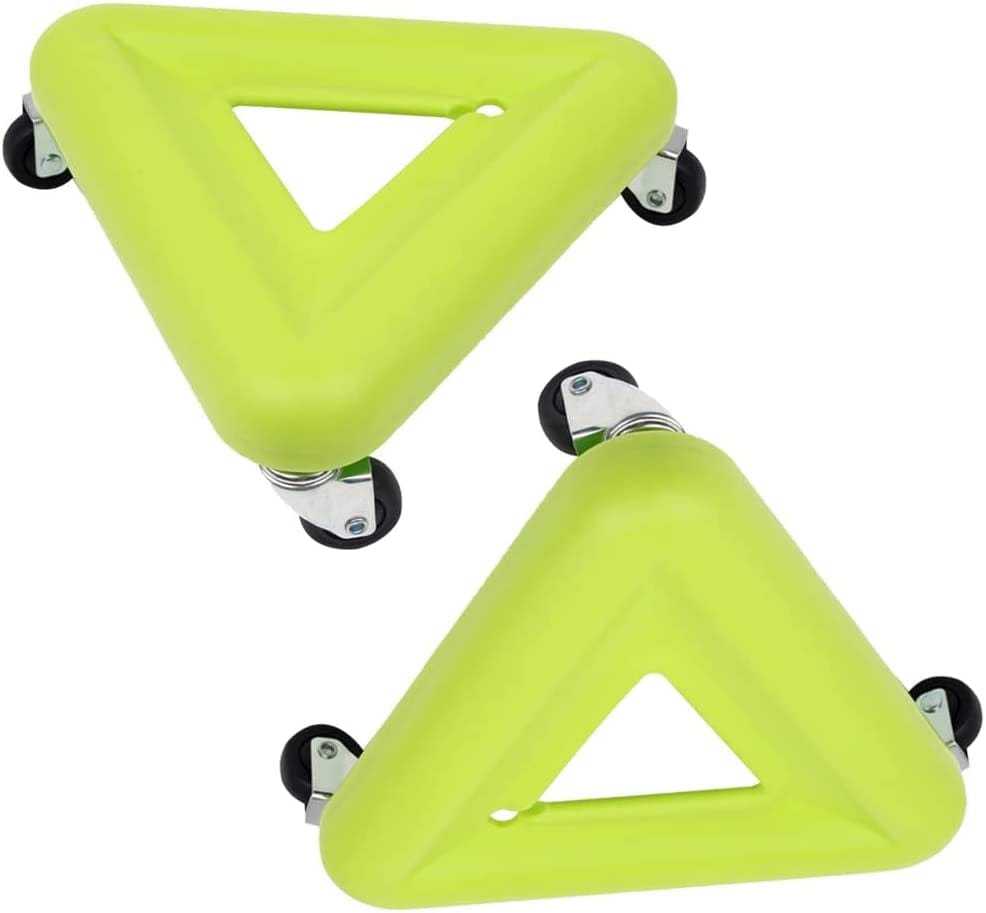 TRB Triangle Ab Wheel Roller with Knee Mat, Ab Roller Wheel Home Exercise Equipment for Men and Women, Ab Machines Infinity Hoop Workout Fitness Mute Gym Equipment for Adults (Color : 1 Pcs)