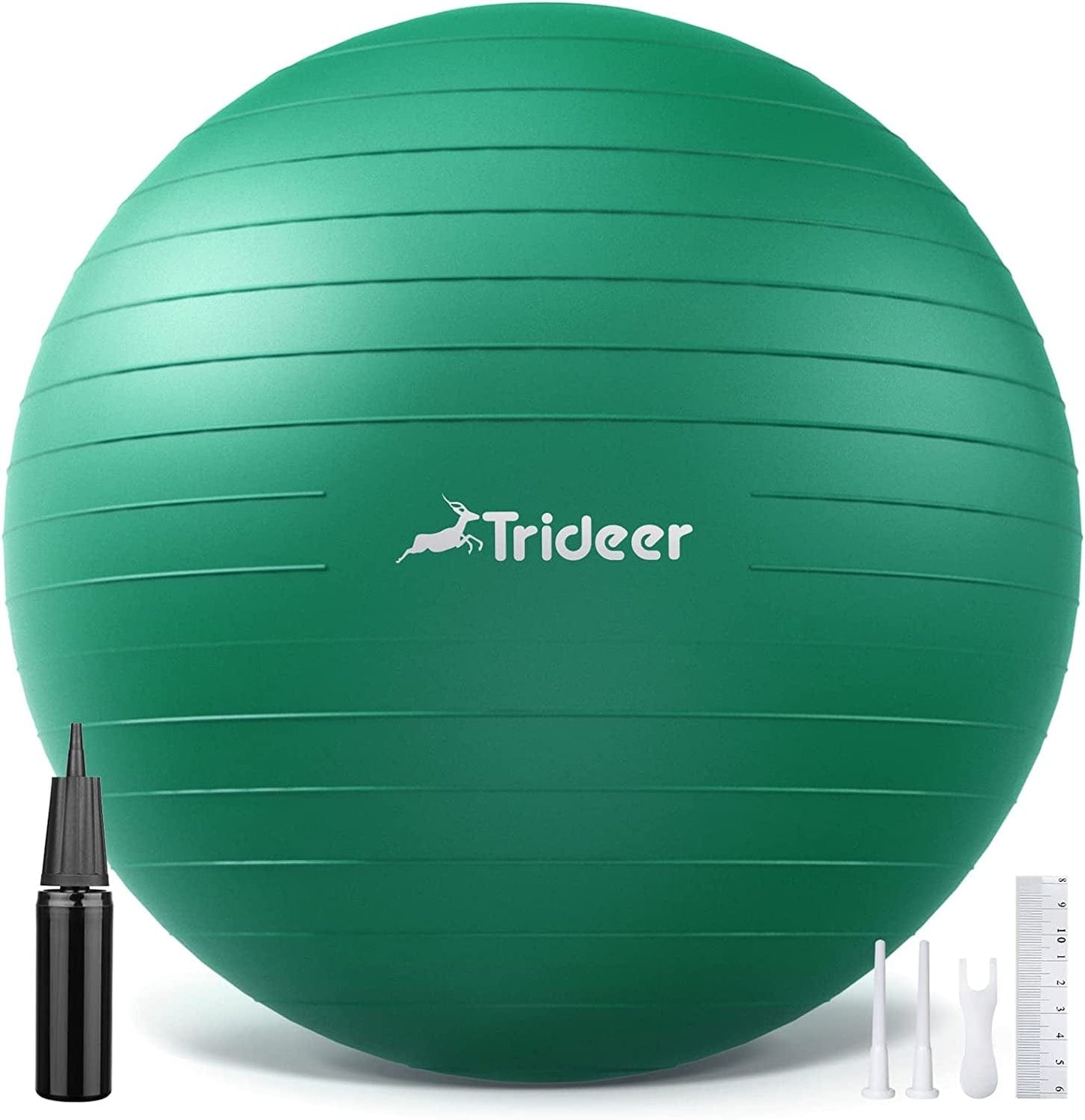 Trideer Exercise Ball for Physical Therapy, Swiss Ball Physio Ball for Rehab Exercises, Workout Fitness Ball for Core Strength, Yoga Ball for Balance & Flexibility