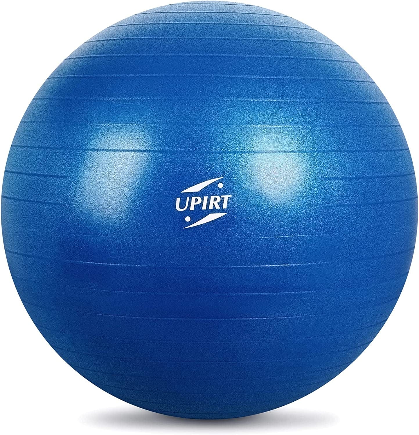 UPIRT Exercise Ball -Yoga Ball Extra Thick Heavy Duty Balance Ball Stability Birthing Ball, for Fitness,Work Out, Pregnancy, Physical Therapy, with Pump & Guide - 65Cm/75Cm
