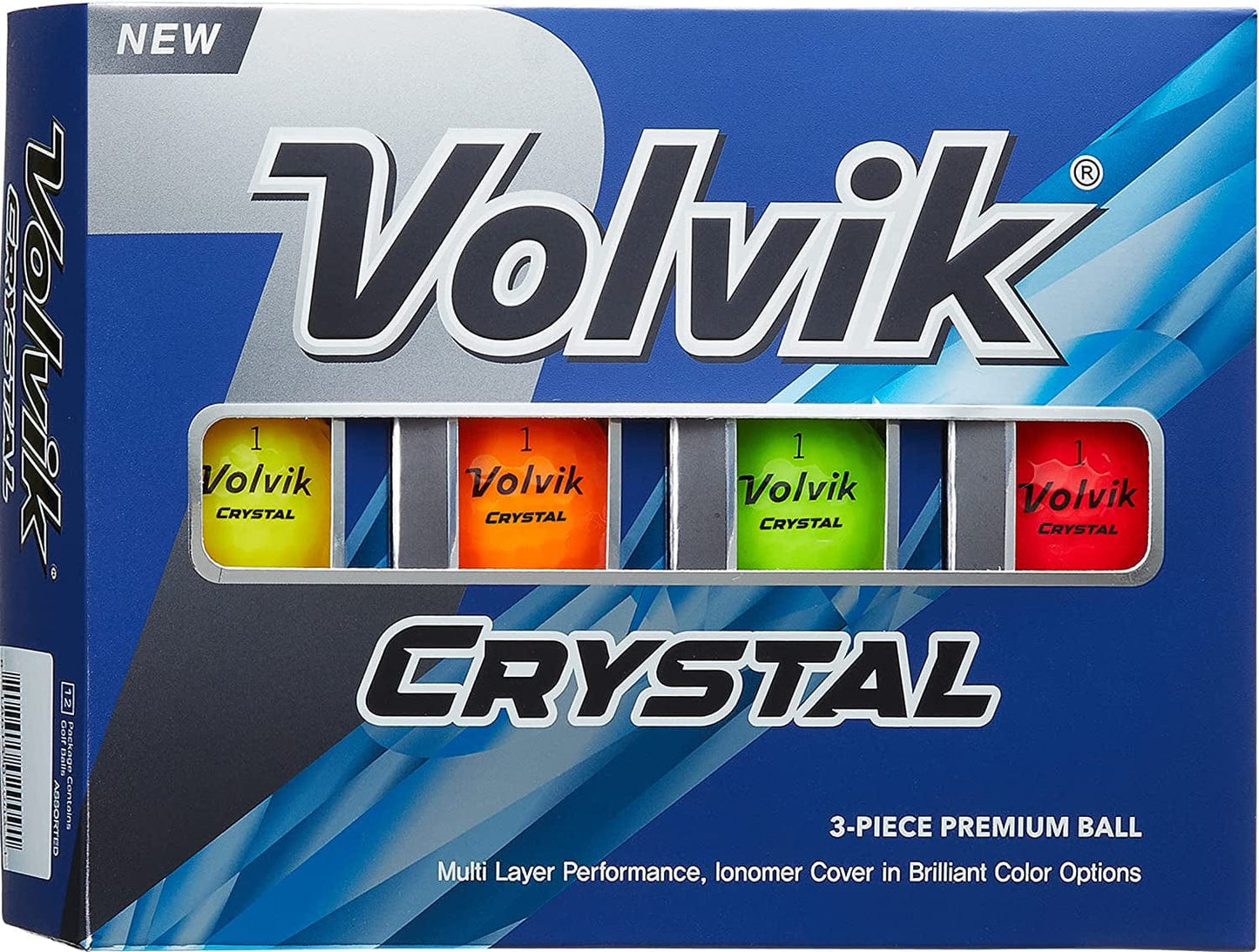 Volvik New Crystal Golf Balls Dozen