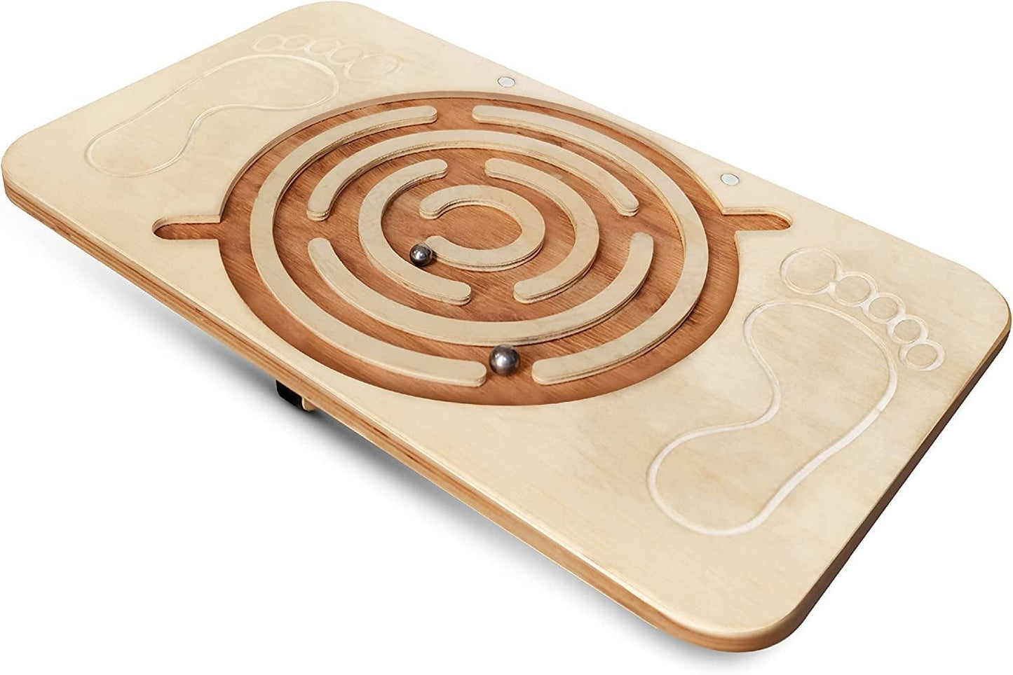 Yes4All Professional Rocker Balance Board for Physical Therapy - 17.5” Rocker Board, Rocker Wooden Balance Board for Standing Desk & Rehabilitation Exercises, Support up to 350Lbs