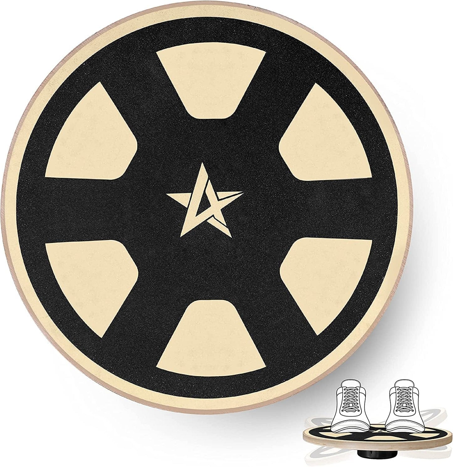 Yes4All Wooden Wobble Balance Board