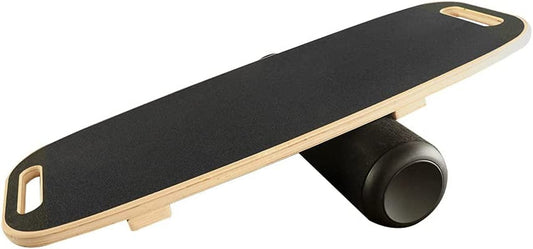 YOUKI SPORTS Balance Board, Stability Core Trainer, Training Board for Exercise, Fitness, Non-Slip Deck and Roller, with Adjustable Stoppers